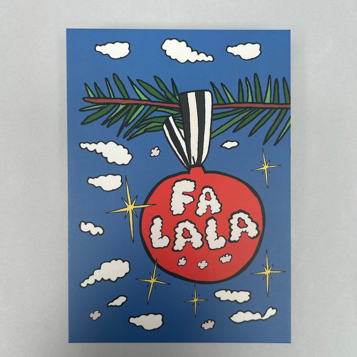 Fa La La A6 Notecard